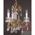 Bronze Chandelier with Crystal GRF0035.3