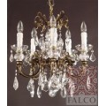 Bronze Chandelier with Crystal GRF0035.5