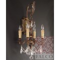  Bronze Sconce with Crystal GRF0090.4