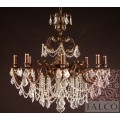 Bronze Chandelier with Crystal GRF0092.10