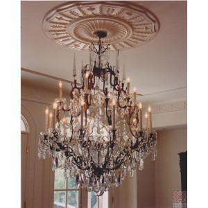  Bronze Chandelier with Crystal Versailles style