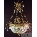 Bronze Chandelier with Crystal GRF0011.8