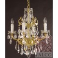 Bronze Chandelier with Crystal GRF0034.4