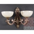  Bronze Wall Sconce with Alabaster.Model GRF0201.2