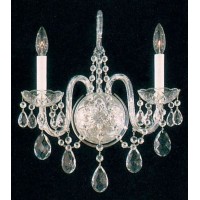 Sconces of different styles with crystal